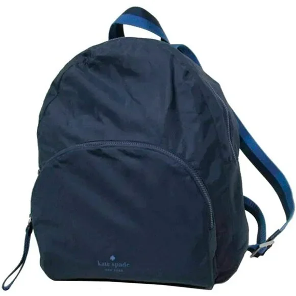S Kate Spade Arya Navy Packable Nylon Backpack Night Cap WKRU6975 NWT $279 - Picture 8 of 12